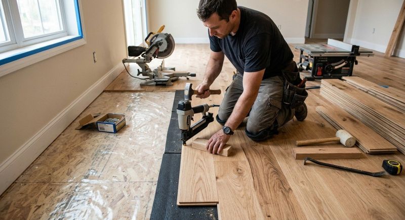 Hardwood Installation in White County, IN