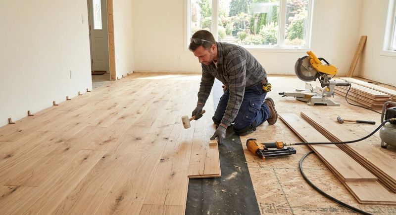 Oak Floor Installation in Tippecanoe County, IN