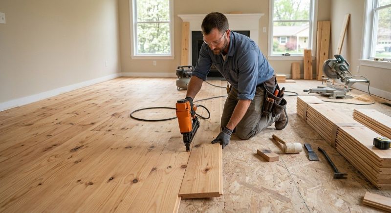 Wood Flooring Installation in Boswell, IN
