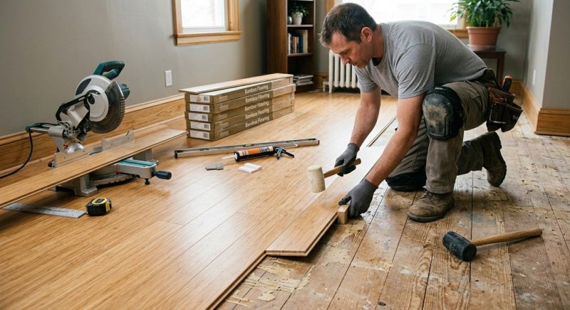 Bamboo Flooring Installation in West Lafayette, IN