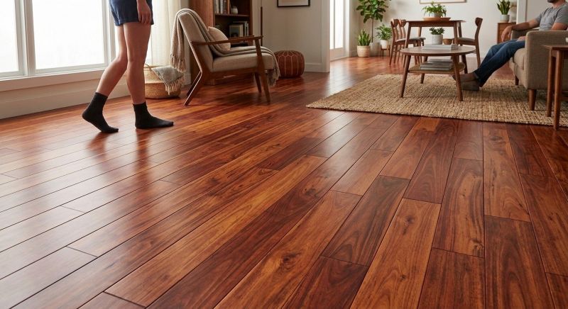 Cherry Floor Installation in Fowler, IN