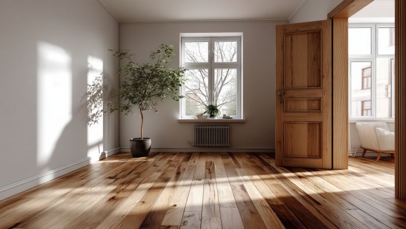 Dark Wood Floor Installation in West Lafayette, IN