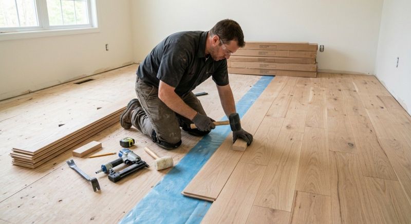 Finished Floor Installation in West Lafayette, IN
