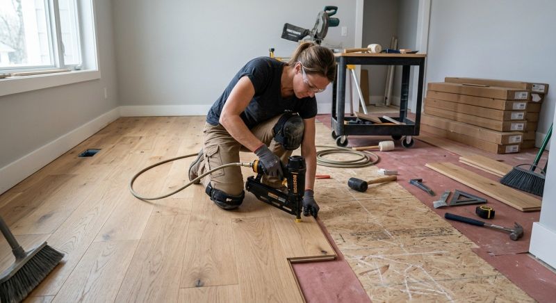 Hardwood Floor Installation in Benton County, IN