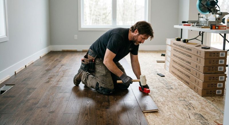 Hardwood Floor Installation in Carroll County, IN