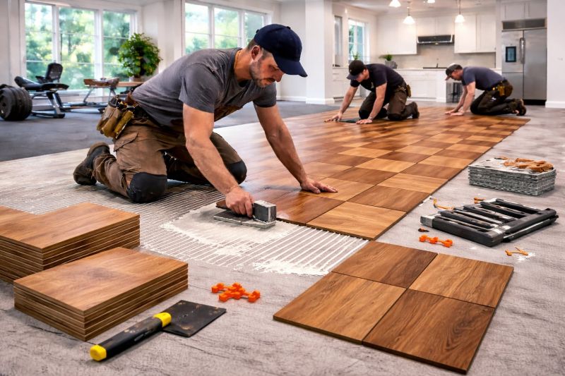 Hardwood Floor Installation in Delphi, IN