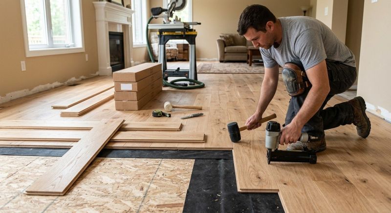 Hardwood Floor Installation in Lafayette, IN