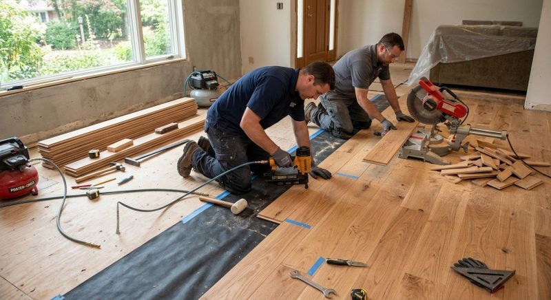 Hardwood Floor Installation in West Lafayette, IN