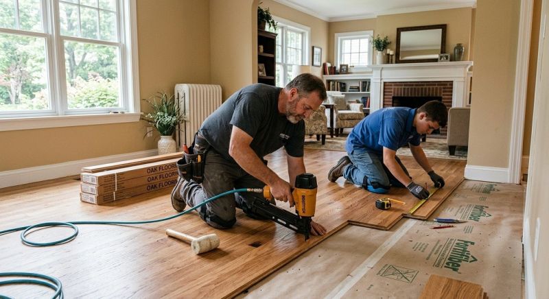 Hardwood Floor Installation in Otterbein, IN