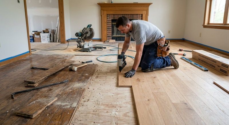 Hardwood Floor Renovation in West Lafayette, IN