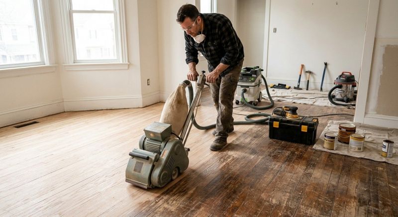 Hardwood Floor Renovation in West Lafayette, IN