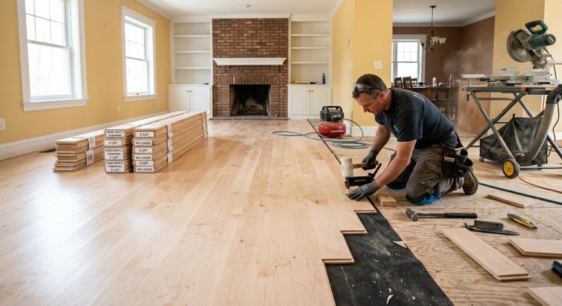 Maple Flooring Installation in Carroll County, IN