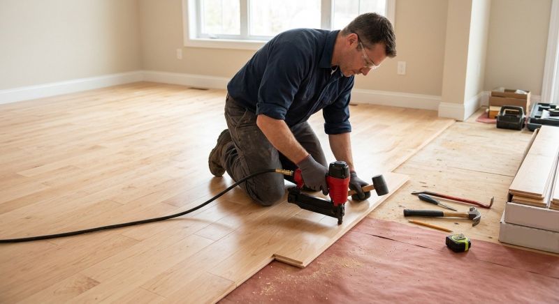 Maple Flooring Installation in West Lafayette, IN