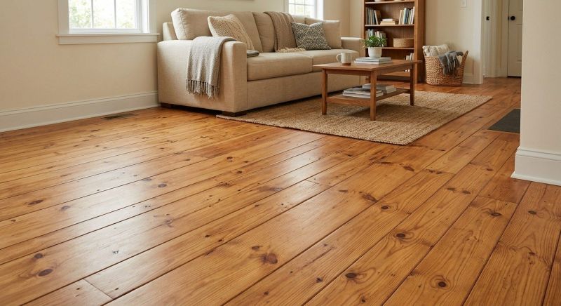 Pine Floor Installation in West Lafayette, IN