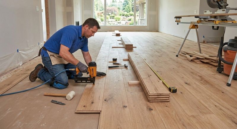 Walnut Flooring Installation in West Lafayette, IN