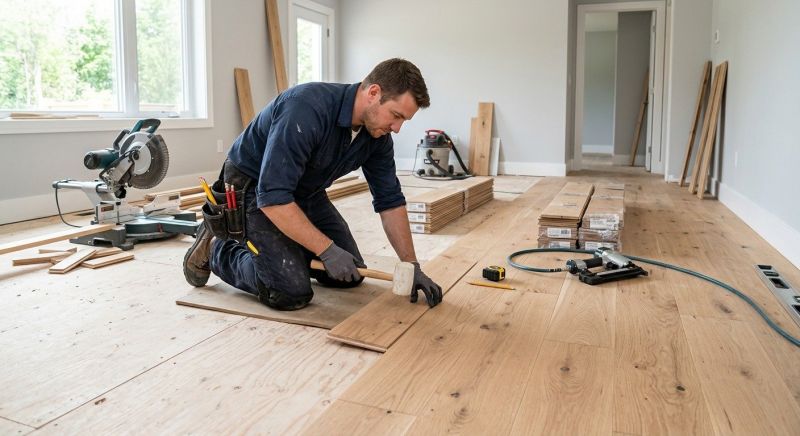 Wood Floor Replacement in Benton County, IN
