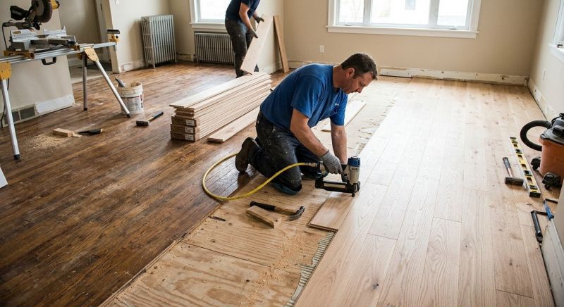 Wood Floor Replacement in White County, IN