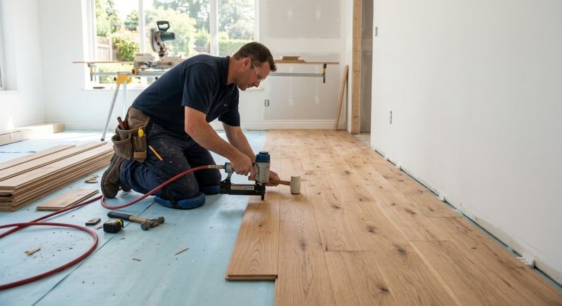 Wood Flooring Installation in Boswell, IN