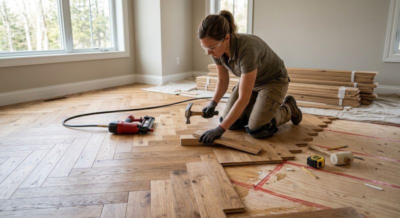 Wood Flooring Installation in Boswell, IN