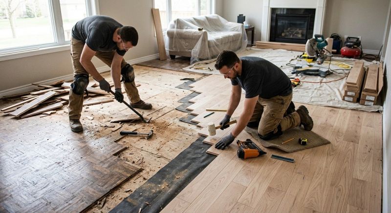 Wood Flooring Installation in Lafayette, IN